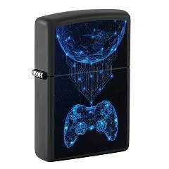 Зажигалка ZIPPO Gaming Black Matte геймер, фото №1
