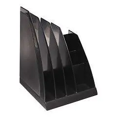 Подставка для бумаг пластиковая EK Regatta Classic, черный, фото №1