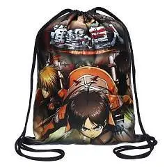 Мешок для сменной обуви "Атака Титанов, 1-3 season" Hatber 33х42, фото №1