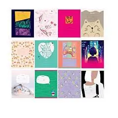 Тетрадь 24л ЛИНИЯ "Mix-12. Девочки", фото №1