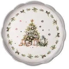 Тарелка закусочная “С Новым годом!" 20,3х2 см, фото №1