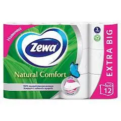 Туалетная бумага Zewa Natural Comfort, 3 сл, 12 рул, фото №1