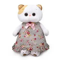 Игрушка мягкая Кошечка Ли-Ли в платье с розами, фото №1