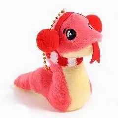 Брелок мягкий «Змея» зимняя на подвесе 9см цвет МИКС, фото №1