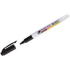 Маркер стираемый для белой доски CROWN Slim, 2мм, черный, фото №1