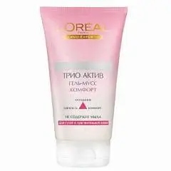 Гель д/ум L`Oreal Абсолютная нежность д/сух/чувств кожи 150мл, фото №1