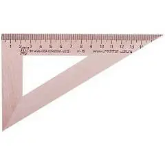 Треугольник деревянный 16см, угол 30°, фото №1
