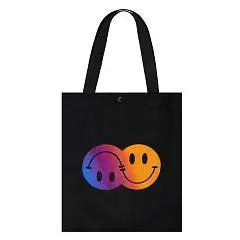 Сумка шоппер 1отд 37*43см на кнопке Double smile, фото №1