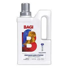 Стиральный порошок конц Bagi Реконструкция Цвета пакет650г, фото №1