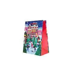 Сумка подарочная "Новый год" премиум,  33х42,5х10см, фото №1