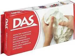 Масса для лепки д/проф использования 1кг бел самоотв DAS Итали, фото №1