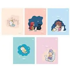 Тетрадь 48л КЛЕТКА "Котики", выборочный лак, фото №1