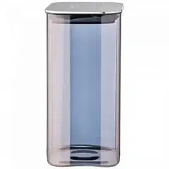 Емкость для сыпучих продуктов Agness "Smoky" 800 мл дымчатый, фото №1