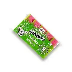 Губки д/посуды Jundo Kitchen Sponges Bubble effect рельефные 5шт, фото №1