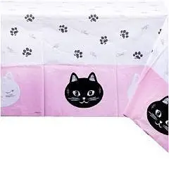 Скатерть п/э "Котики" 130х180см, фото №1