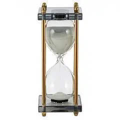 Часы песочные 15 мин L8 W8 H20см, фото №1