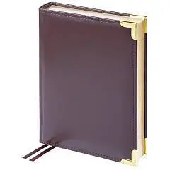 Ежедневник недат A6 "Delucci" коричневый, фото №1