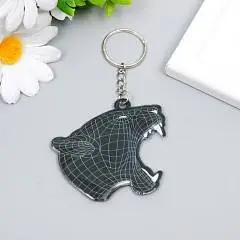 Брелок PVC "Рык львицы" 5,6х6,2см, фото №1