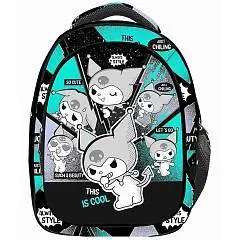 Рюкзак Куроми анатомич. спинк, 2 отд, 40*32*16 см,чер-бир, фото №1