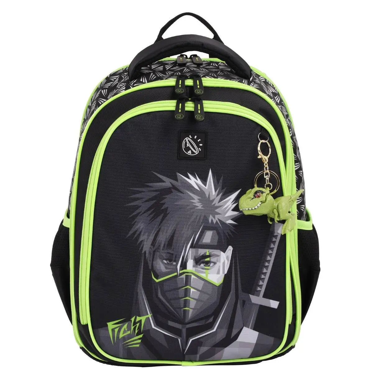 Ранец эргоном.спинка 2 отд. 27*38*16 COMFORT Light "Samurai", фото №1