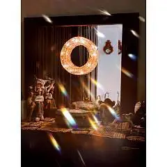 Фигура светодиод. Венок 30см металл на батарейках ЛЬДИНКА 183501, фото №1