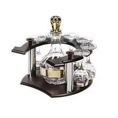 Мини-бар Вдохновение барная стойка Подкова + графин + 6 рюмок, фото №1