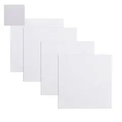 Холсты на магните квадрат 4шт 7.5*7.5см 280г 100% хл BRAUBERG AR, фото №1