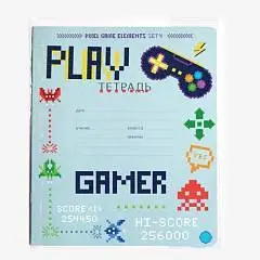 Набор обложек для тетрадей "Level Up" 355x213мм, ПВХ, 140мкм, 3шт, фото №1