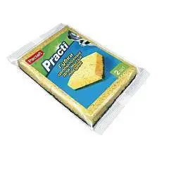 Губки д/посуды Paclan целлюлозные 2 шт, фото №1