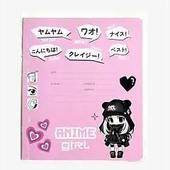 Набор обложек для тетрадей "Anime" 355x213 мм, ПВХ, 140 мкм, 3шт, фото №1