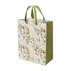 Сумка подарочная "FLORA.ЛУГОВЫЕ ТРАВЫ" 26 x 32.4 x 13 см, фото №1