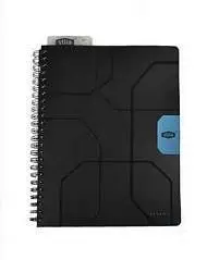 Тетрадь 80л КЛЕТКА "Accent" пл.обл,  на резинке, фото №1