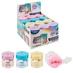 Точилка "DAIMARSE" 3 отверстия, ассорти, фото №1