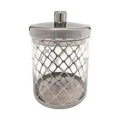 Ваза-конфетница из стекла c крышкой, Д160 Ш160 В260, фото №1