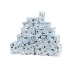 Коробка подарочная "Зима в лесу" 23,5*15,5*10 см 10-7, фото №1