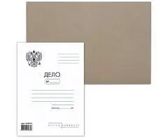Обложка  "Дело" без скоросшивателя, 300г/м, фото №1