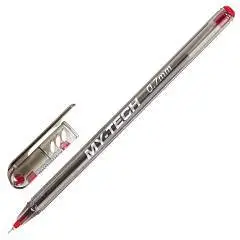 Ручка на масляной основе PenSan "My-Tech" красная, 0,7мм, фото №1