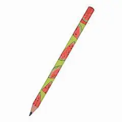 Карандаш чернографитный "HappyGraphix Jumbo. Арбуз" 4В, 3.5мм, фото №1