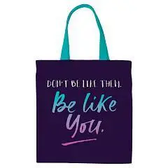 Сумка-шоппер MESHU "Be like", 33*40см, канвас, фото №1