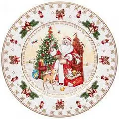 Тарелка обеденная Lefard "Дед Мороз" 26см, фото №1