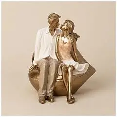 Статуэтка "Пара" 15,5х14,5х17,5 см, фото №1