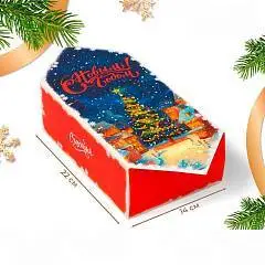 Складная коробка - конфета «Праздник», 14 х 22 х 8 см, фото №1