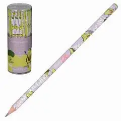 Карандаш чернографитный Happy Graphix "Авокадо. Селфи" НВ, фото №1