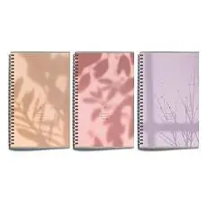 Тетрадь 96л КЛЕТКА "SHADOW OF HAPPINESS"soft touch, фото №1
