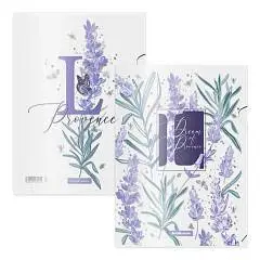 Папка-уголок EK Lavender, А4, ассорти, фото №1