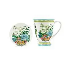 Кружка  с подставкой "Орхидея" 0.3л в под уп, фото №1