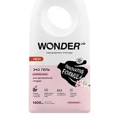 Экогель д/стирки WONDER LAB цветн.белья "Мандарин и мята" 1,4 л, фото №1