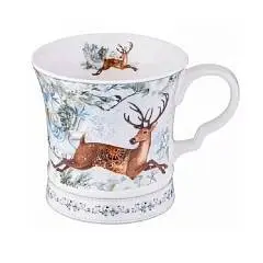 Кружка "CHRISTMAS" 320 мл Олень, фото №1