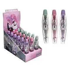 Корректирующая лента EK Spin Manga, 5мм х 6м, ассорти, фото №1