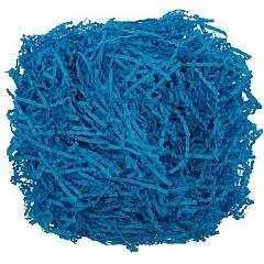 Бумажный наполнитель "Светло-синий" 50 гр., фото №1